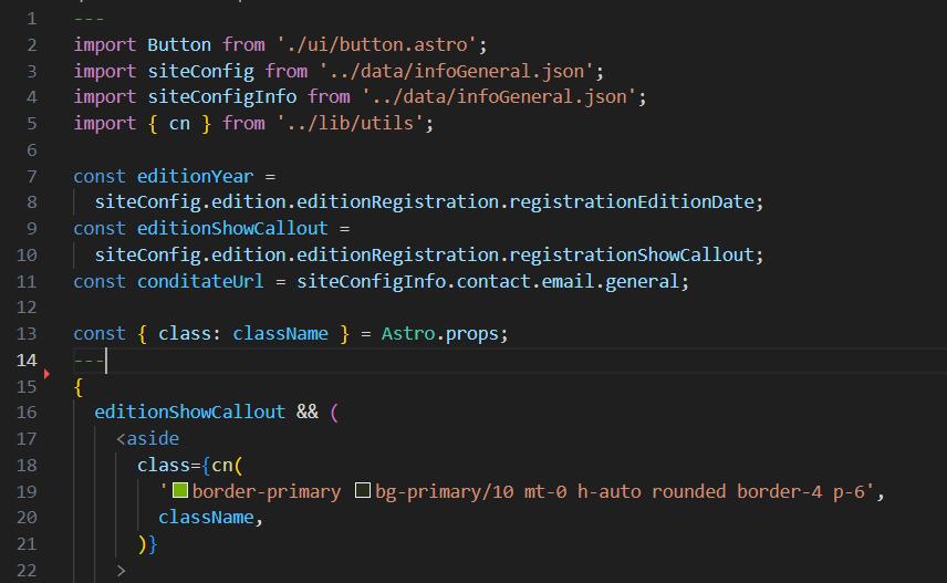 code composant inscription