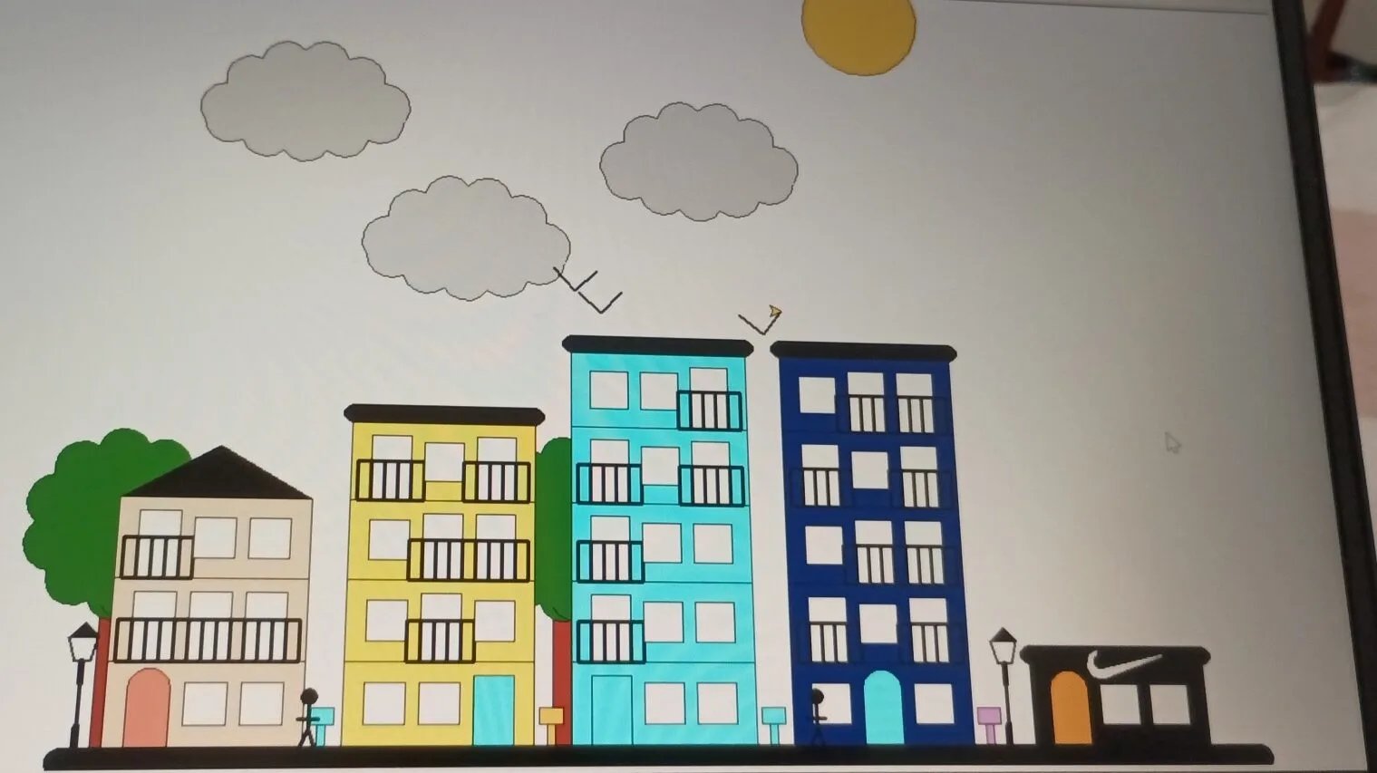 Résultat du quartier généré